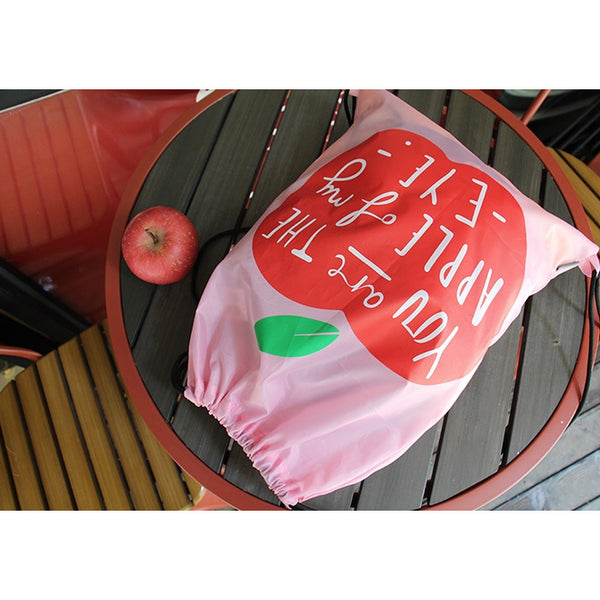 Drawstring [Apple] Backpack By U-Pick