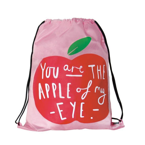 Drawstring [Apple] Backpack By U-Pick