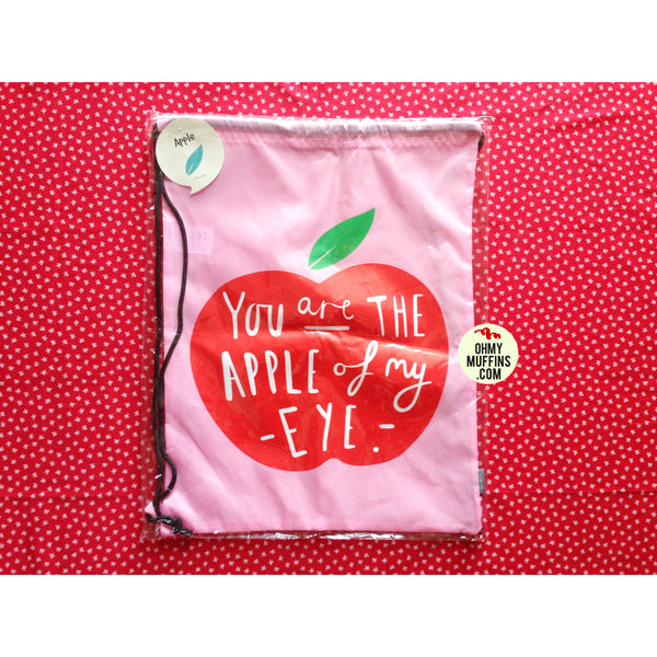 Drawstring [Apple] Backpack By U-Pick