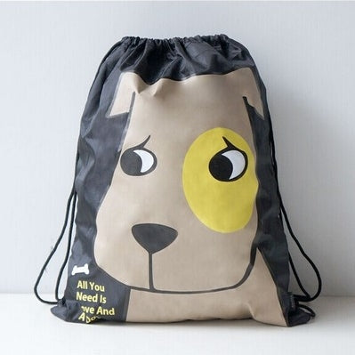 Drawstring [Dog] Backpack By U-Pick