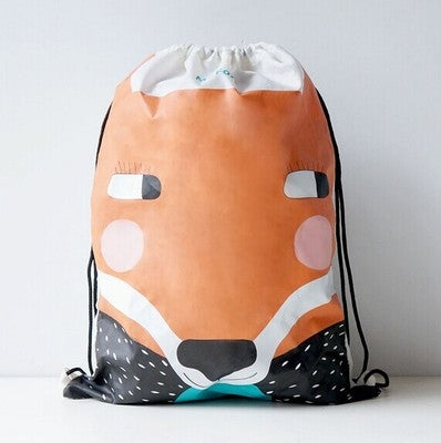 Drawstring [Fox] Backpack By U-Pick