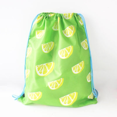Drawstring [Lemon] Backpack By U-Pick