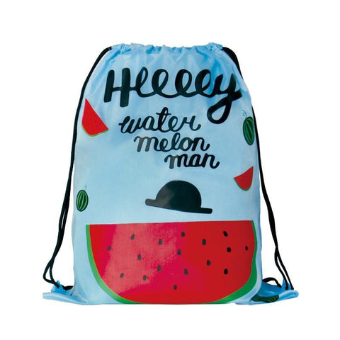 Drawstring [Watermelon] Backpack By U-Pick