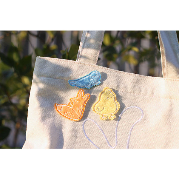 Dream Forest [ Baby Chick ] Embroidered Sticker & Iron-On Patch