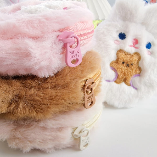 Dudu [Pink Pig] Coin & Key Pouch By Milkjoy