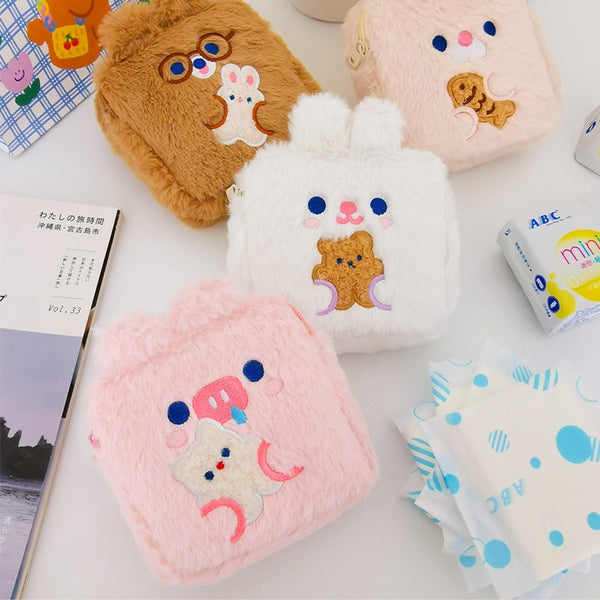 Dudu [Pink Pig] Sanitary Pouch By Milkjoy