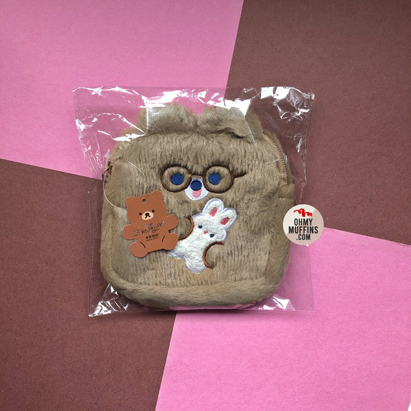 Dudu [Brown Bear] Sanitary Pouch By Milkjoy