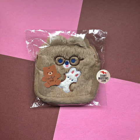 Dudu [Brown Bear] Sanitary Pouch By Milkjoy