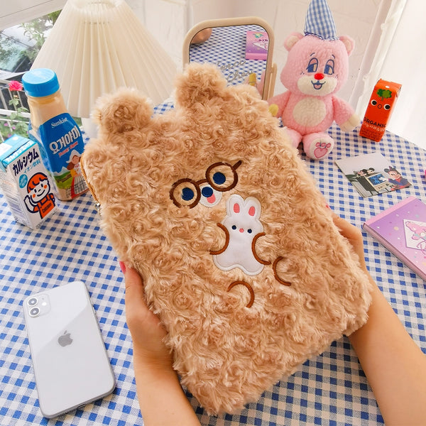 Dudu [Brown Bear] Tablet Sleeve By Milkjoy