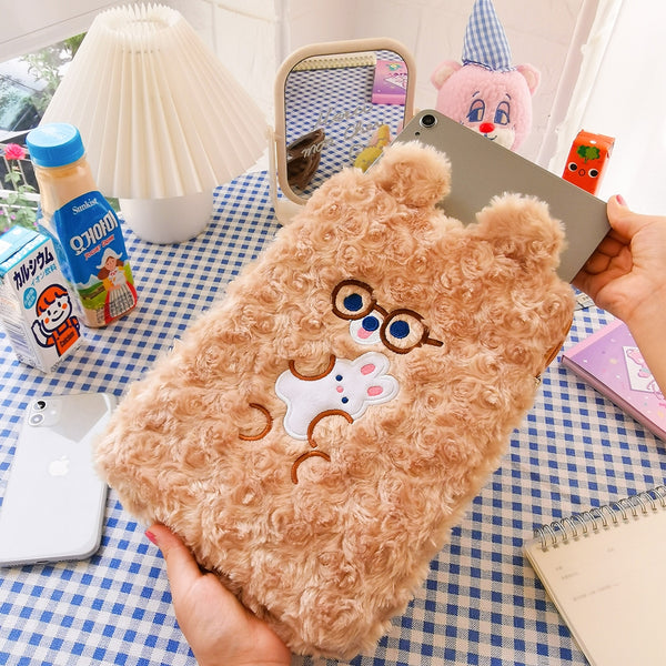 Dudu [Brown Bear] Tablet Sleeve By Milkjoy