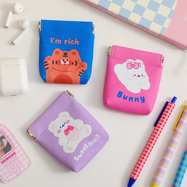 Cute [ Rich Tiger ] Earphone Case