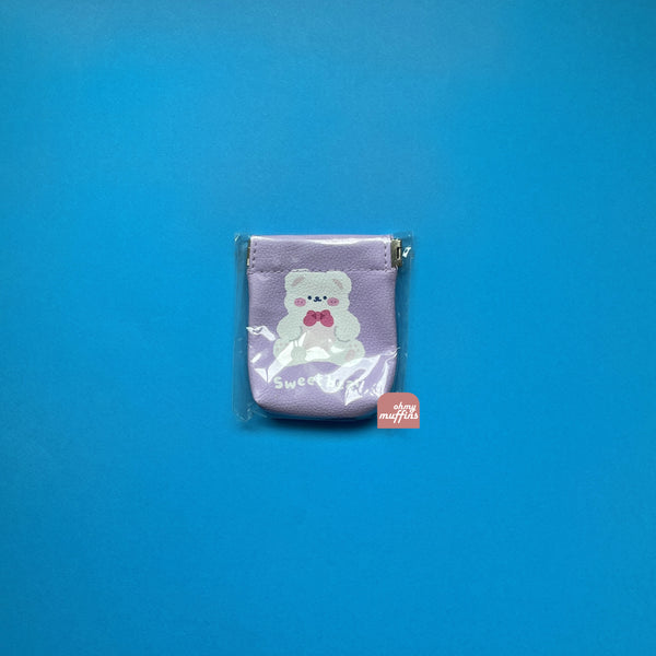 Cute [ White Bear ] Earphone Case