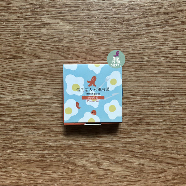 Egg & Sausage Washi Tape