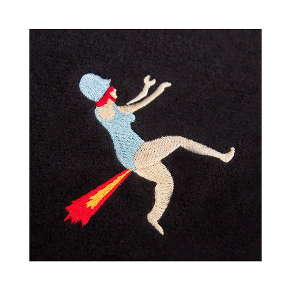 Embroidered [Gas] Sleeve Pouch By YIZI STORE
