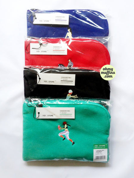 Embroidered [Rugby] Sleeve Pouch By YIZI STORE