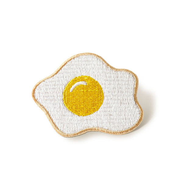 Embroidery Egg Brooch By U-Pick