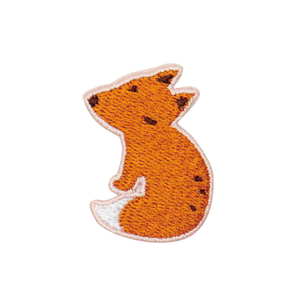 Embroidery Fox Brooch By U-Pick