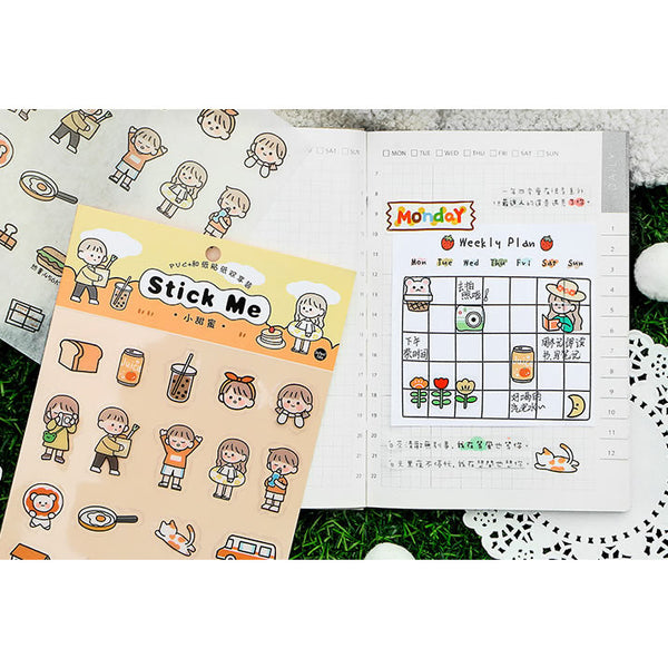 Everyday Life [Orange] Stick Me Stickers