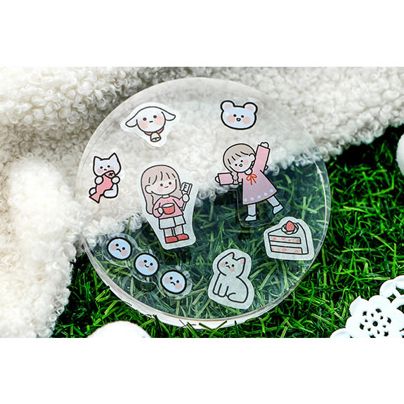 Everyday Life [Pink] Stick Me Stickers