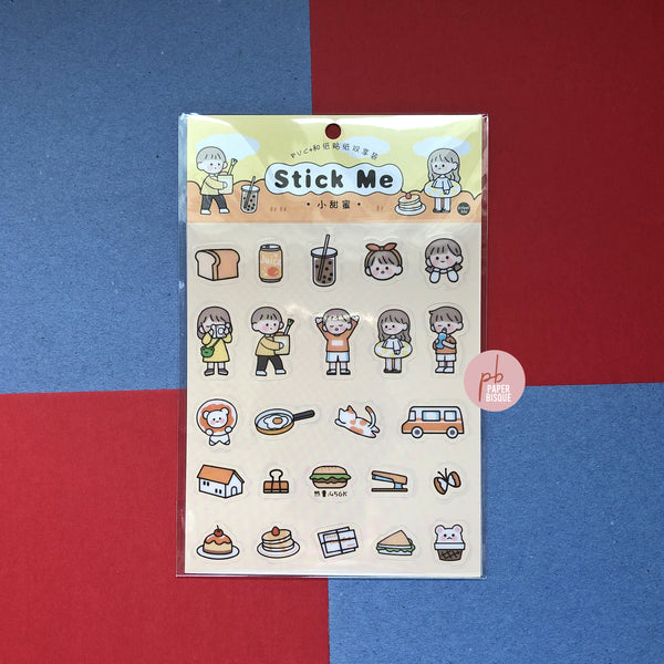 Everyday Life [Orange] Stick Me Stickers