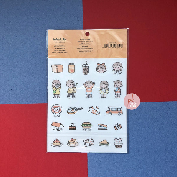 Everyday Life [Orange] Stick Me Stickers