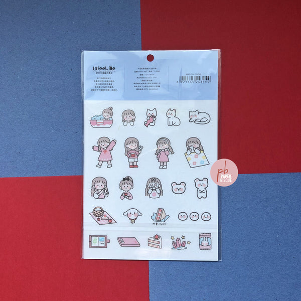 Everyday Life [Pink] Stick Me Stickers