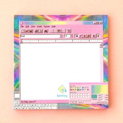 Computer Pink Sketchpad Notepad By Bentoy