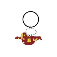Fat Super Hero Iron Man Key Chain By HAMO