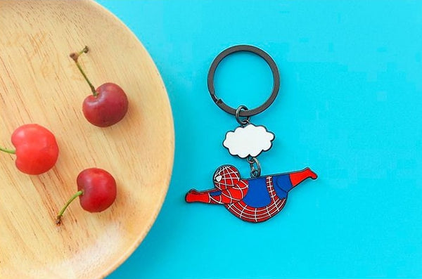Fat Super Hero Spider-Man Key Chain By HAMO