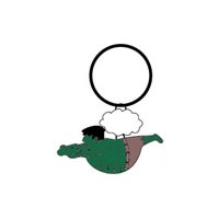 Fat Super Hero Hulk Key Chain By HAMO
