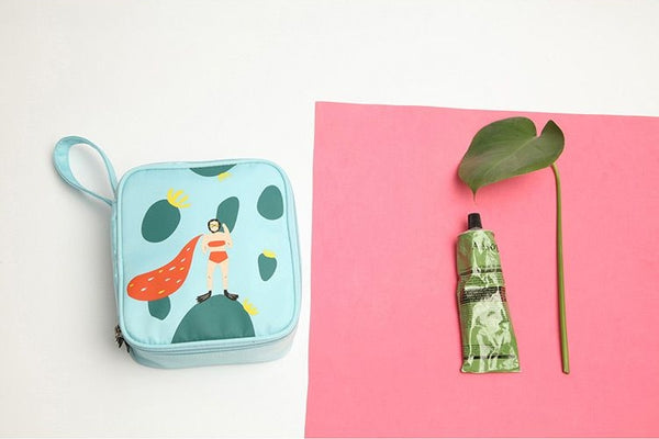 Ocean [Diving] Cosmetic Pouch By YIZI STORE X KOMESHOP