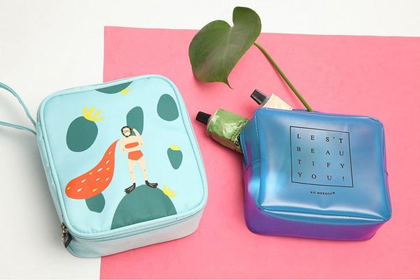Ocean [Diving] Cosmetic Pouch By YIZI STORE X KOMESHOP