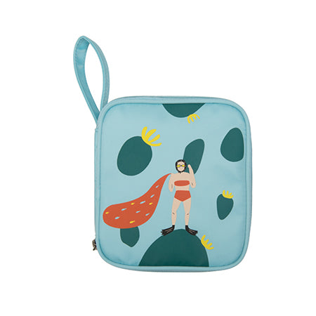 Ocean [Diving] Cosmetic Pouch By YIZI STORE X KOMESHOP