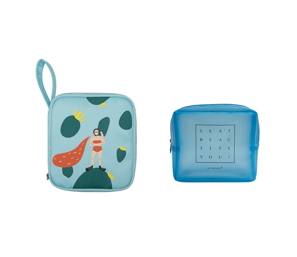 Ocean [Diving] Cosmetic Pouch By YIZI STORE X KOMESHOP