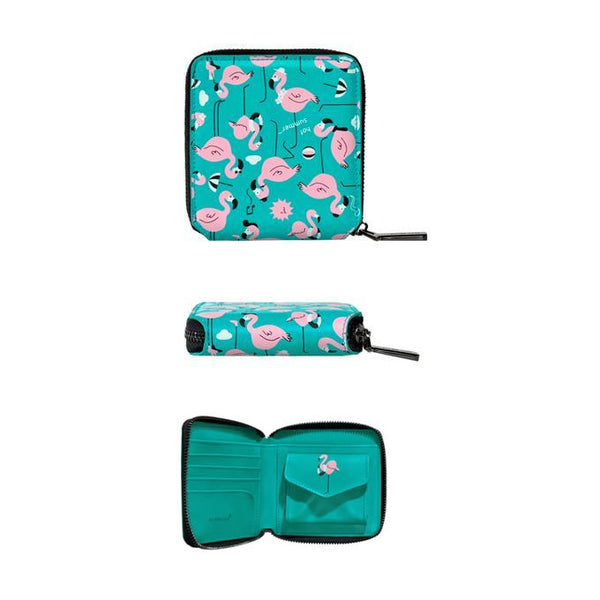 Animal Flamingo Short Wallet By Kiitos Life