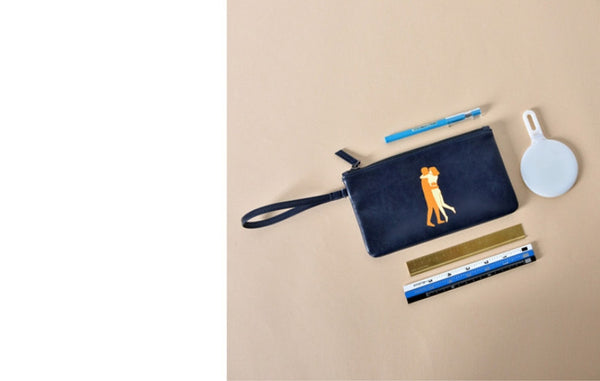 Kiss Flat Case Pouch by Kiitos Life