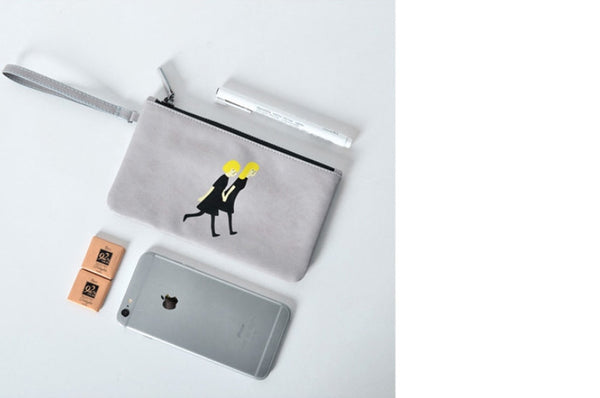 Girlfriend Flat Case Pouch by Kiitos Life
