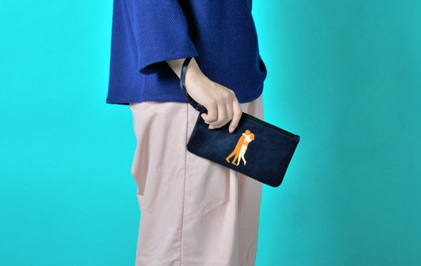 Kiss Flat Case Pouch by Kiitos Life