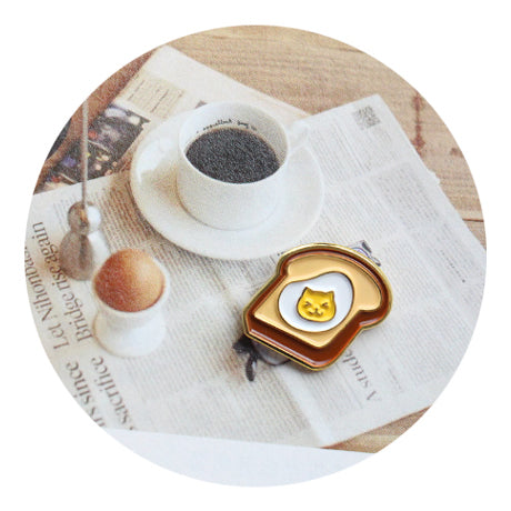 Food Cat Egg Toast Pin By U-Pick