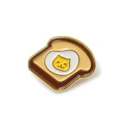 Food Cat Egg Toast Pin By U-Pick
