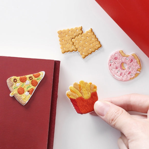 Food Station [Fries] Embroidered Sticker Patch