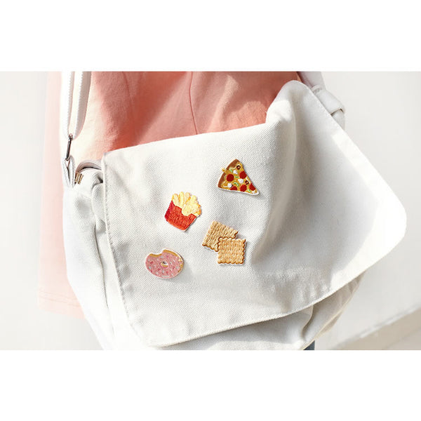 Food Station [Fries] Embroidered Sticker Patch