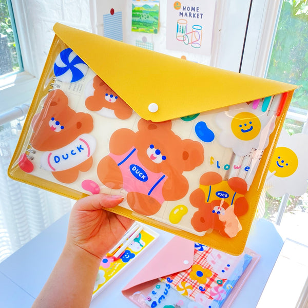 Forest [Bear] A4 Size Holder By Milkjoy