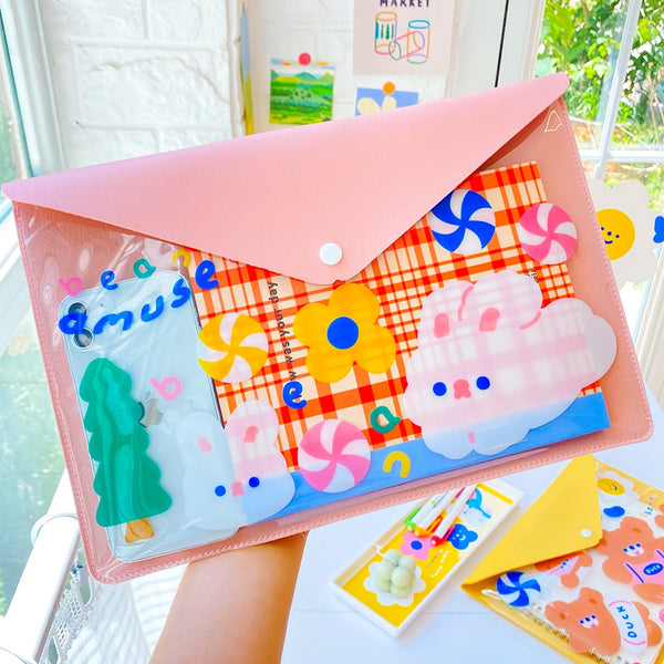 Forest [Rabbit] A4 Size Holder By Milkjoy