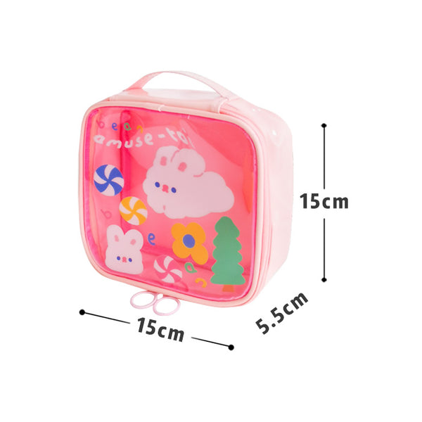 Forest [Rabbit] Square Pouch By Milkjoy
