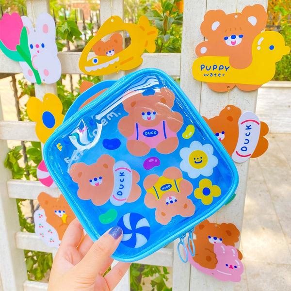 Forest [Bear] Square Pouch By Milkjoy