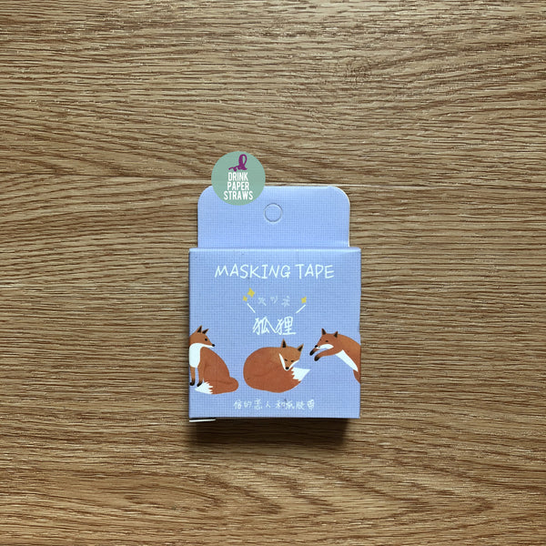 Fox Washi Tape