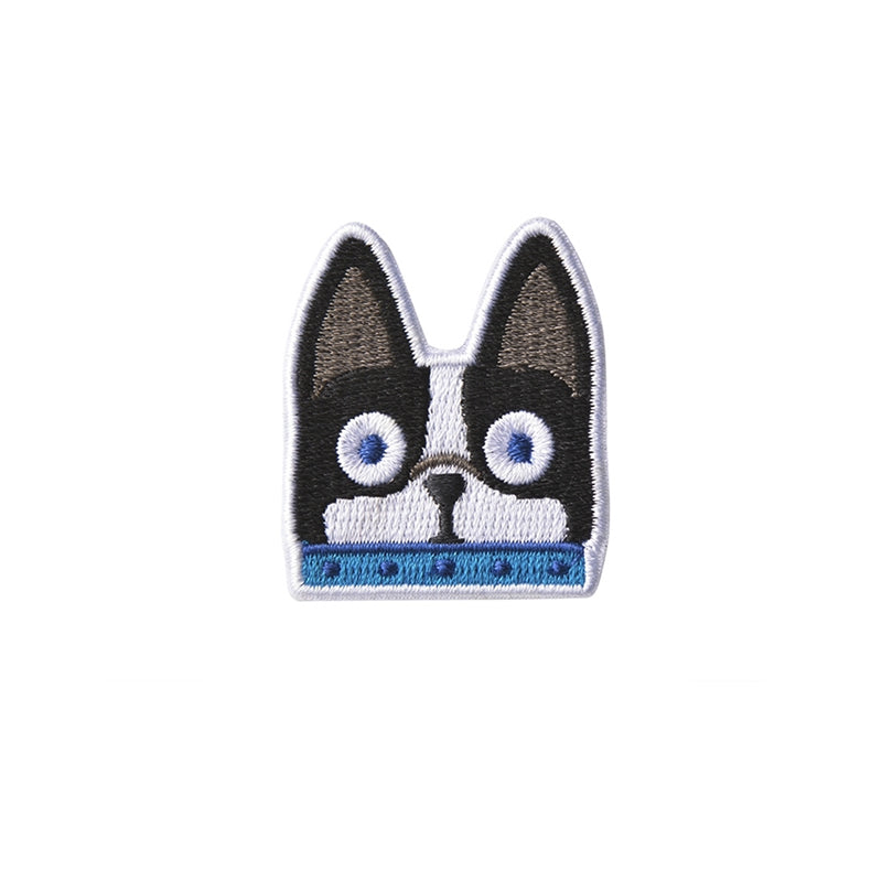 French Bulldog Embroidery Brooch By Mark The Universe