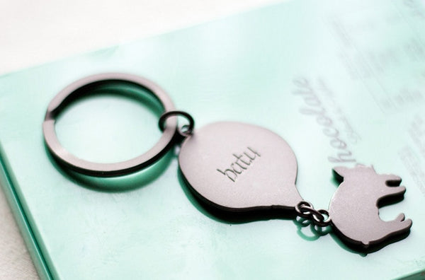 Animal Hot Air Balloon Key Chain By Batu
