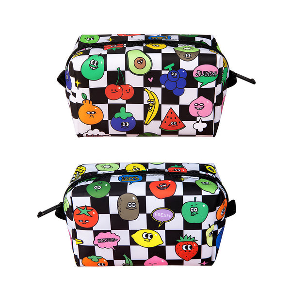 Fruits [Black] Box Pouch By Kiitos Life